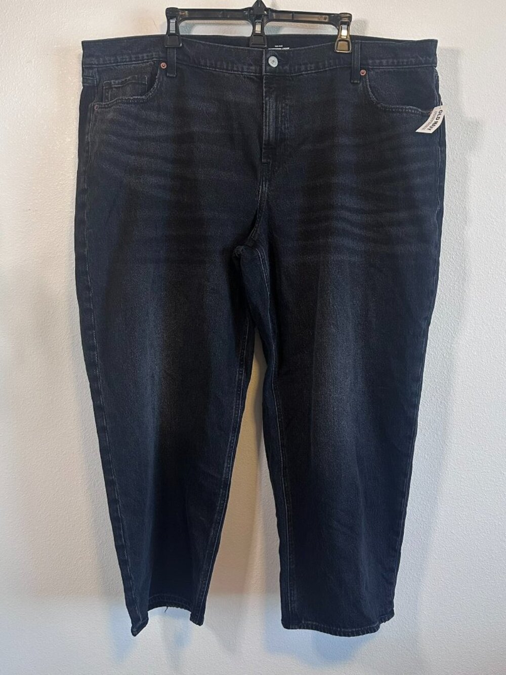 Old Navy Boyfriend Loose Mid Rise Black Jeans Size 22